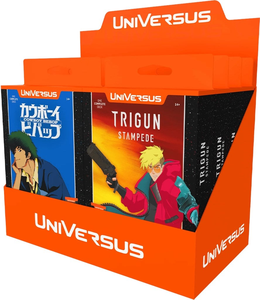 Challenger Series: Cowboy Bebop and Trigun Stampede Deck Display [CBTS] - UniVersus Sealed