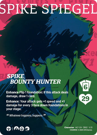 Spike Bounty Hunter (Alternate Art) (2121) [CBTS] - UniVersus Single