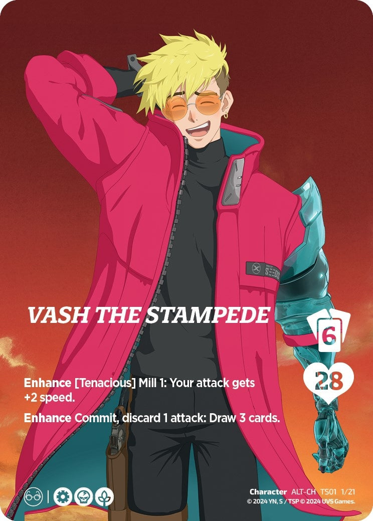 Vash the Stampede (Alternate Art) (1121) [CBTS] - UniVersus Single