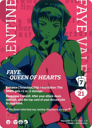 Faye Queen of Hearts (Alternate Art) (2221) [CBTS] - UniVersus Single