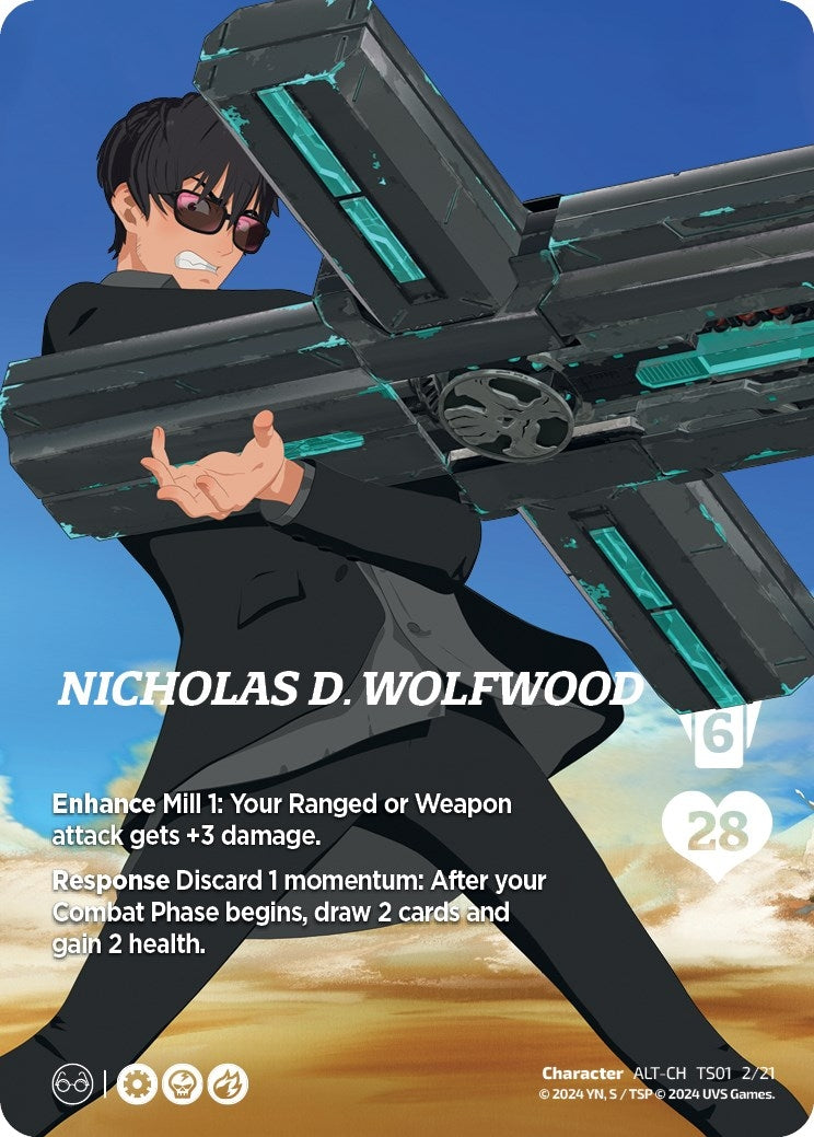 Nicholas D. Wolfwood (Alternate Art) (1221) [CBTS] - UniVersus Single