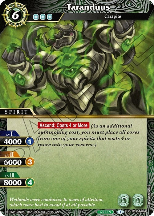 Taranduus (4074) [BSS04] - Battle Spirits Saga Single