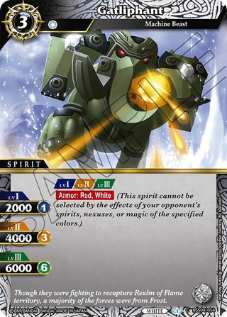 Gatliphant (4054) [BSS04] - Battle Spirits Saga Single