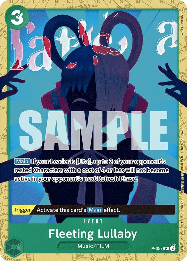 Fleeting Lullaby (Starter Deck 11: Uta Deck Battle) (57) (OP-PR) - One Piece Card Game Single