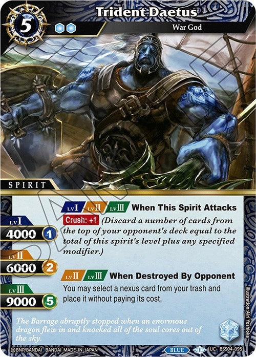 Trident Daetus (4095) [BSS04] - Battle Spirits Saga Single
