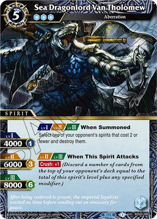 Sea Dragonlord Van Tholomew (4089) [BSS04] - Battle Spirits Saga Single