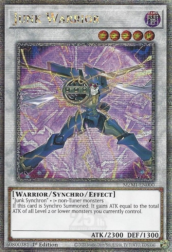 Junk Warrior (Quarter Century Secret Rare) (0) (MZMI) - YuGiOh Single