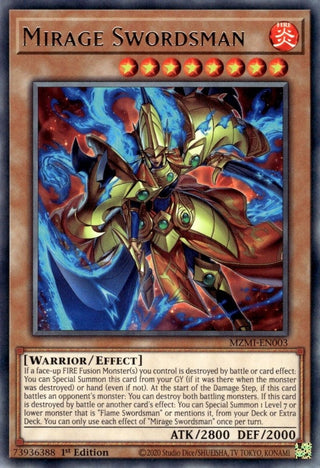 Mirage Swordsman (3) (MZMI) - YuGiOh Single