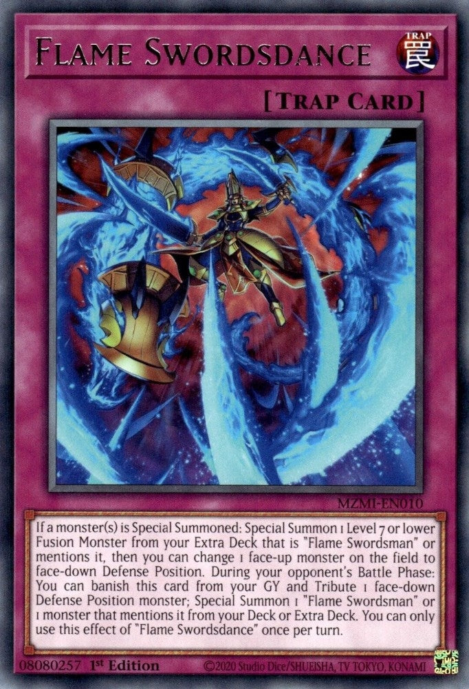 Flame Swordsdance (10) (MZMI) - YuGiOh Single