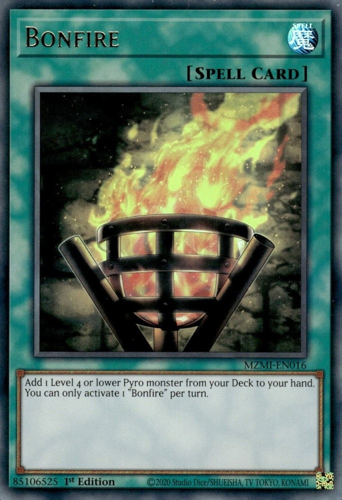 Bonfire (16) (MZMI) - YuGiOh Single