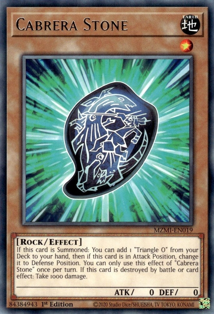 Cabrera Stone (19) (MZMI) - YuGiOh Single