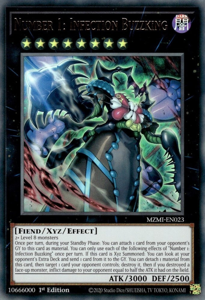 Number 1: Infection Buzzking (23) (MZMI) - YuGiOh Single