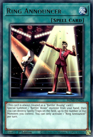 Ring Announcer (26) (MZMI) - YuGiOh Single