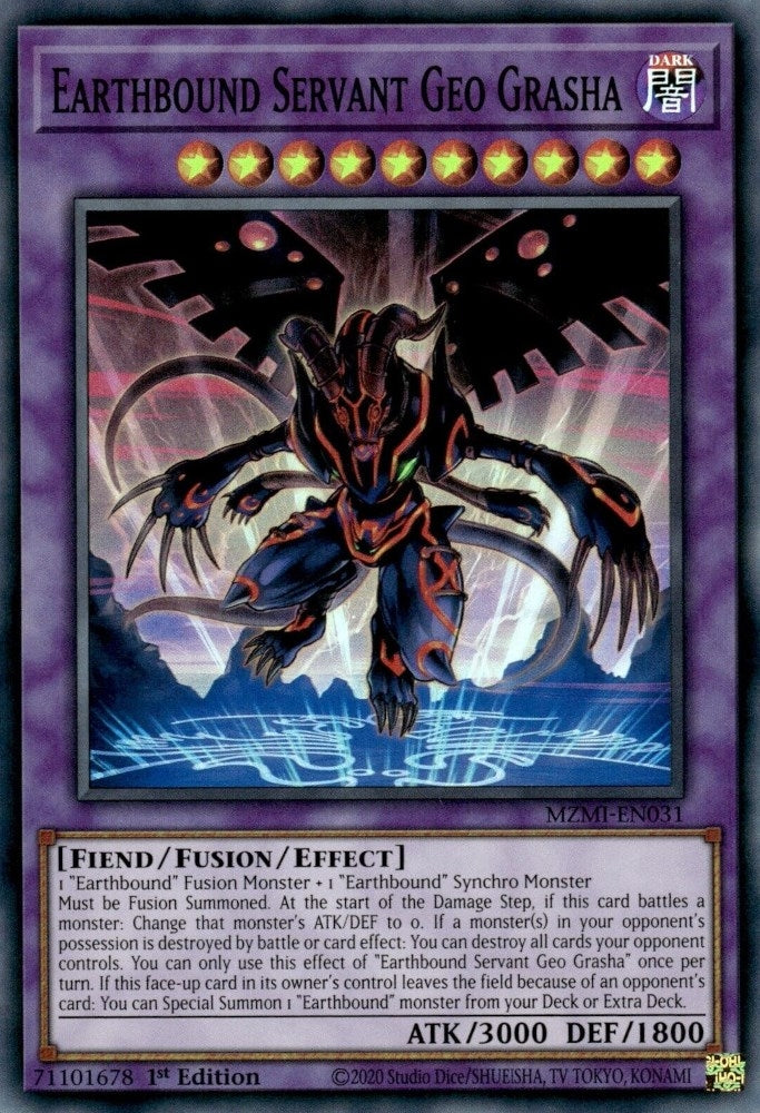 Earthbound Servant Geo Grasha (31) (MZMI) - YuGiOh Single