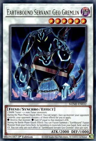 Earthbound Servant Geo Gremlin (32) (MZMI) - YuGiOh Single