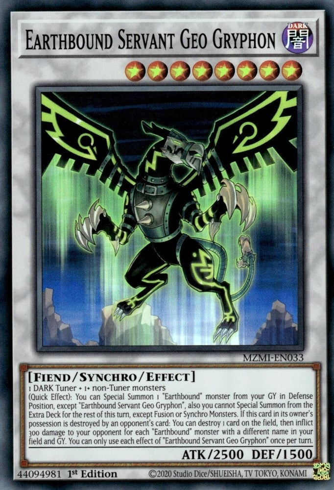 Earthbound Servant Geo Gryphon (33) (MZMI) - YuGiOh Single