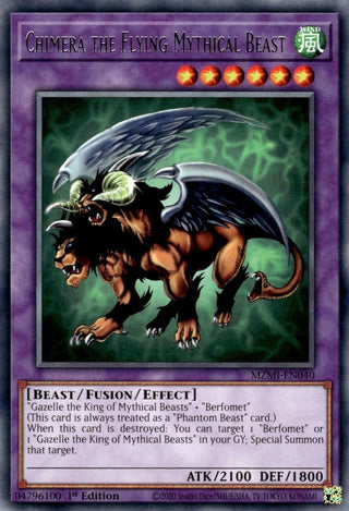 Chimera the Flying Mythical Beast (40) (MZMI) - YuGiOh Single
