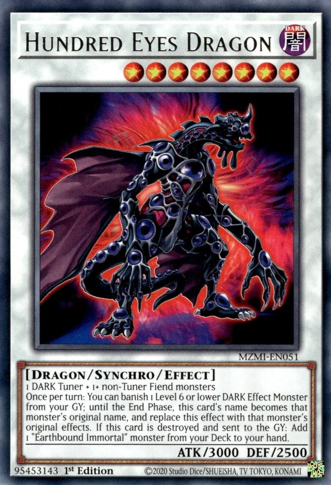Hundred Eyes Dragon (51) (MZMI) - YuGiOh Single