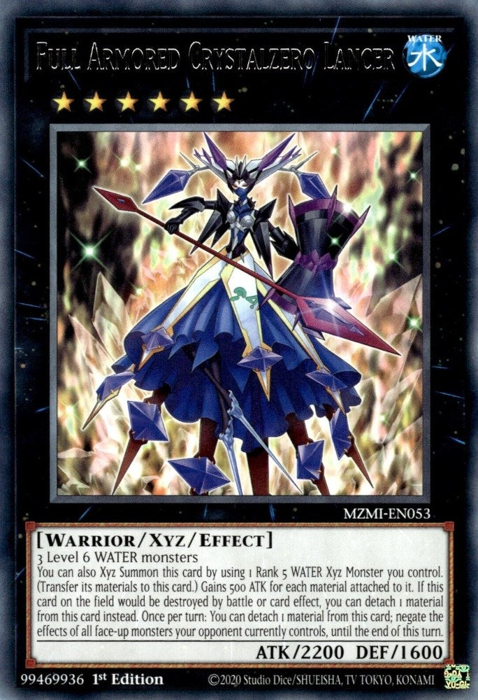 Full Armored Crystalzero Lancer (53) (MZMI) - YuGiOh Single
