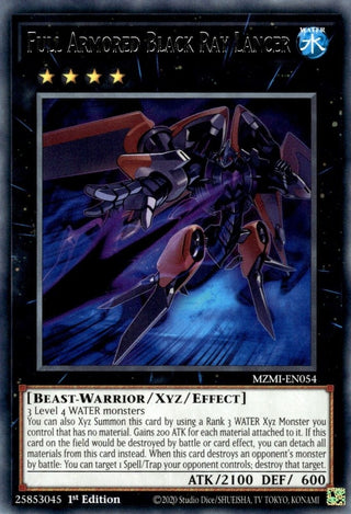 Full Armored Black Ray Lancer (54) (MZMI) - YuGiOh Single