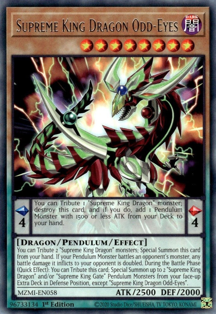 Supreme King Dragon Odd-Eyes (58) (MZMI) - YuGiOh Single