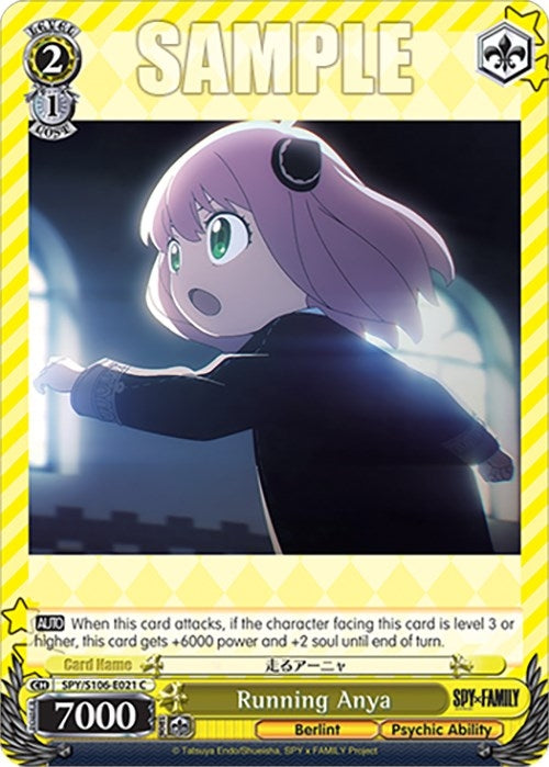 Running Anya (106021) [SPY] - Weiss Schwarz Single