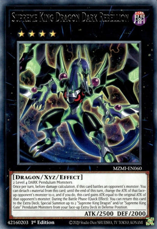 Supreme King Dragon Dark Rebellion (60) (MZMI) - YuGiOh Single
