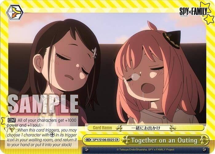 Together on an Outing (106025) [SPY] - Weiss Schwarz Single
