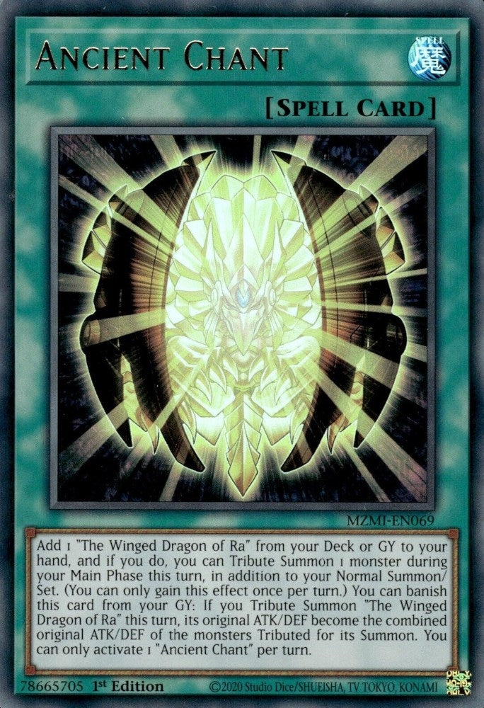 Ancient Chant (69) (MZMI) - YuGiOh Single