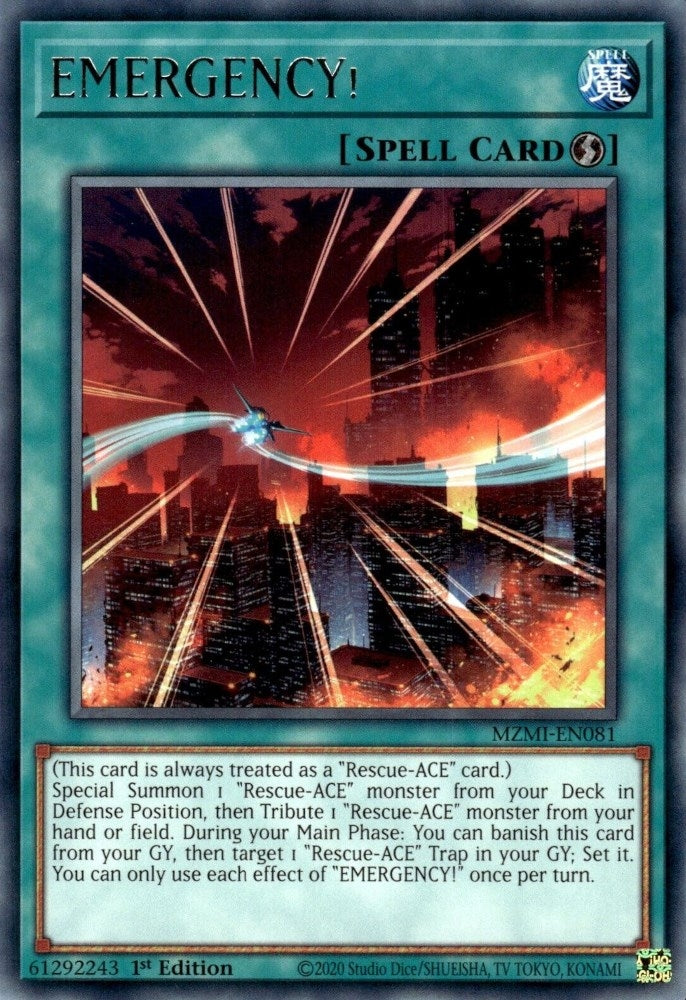 EMERGENCY! (81) (MZMI) - YuGiOh Single