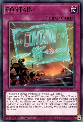 CONTAIN! (82) (MZMI) - YuGiOh Single