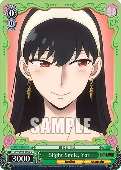 Slight Smile Yor (106050) [SPY] - Weiss Schwarz Single