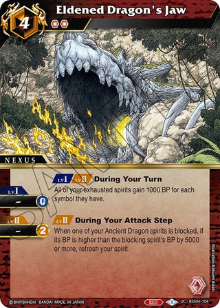 Eldened Dragon’s Jaw (4104) [BSS04] - Battle Spirits Saga Single