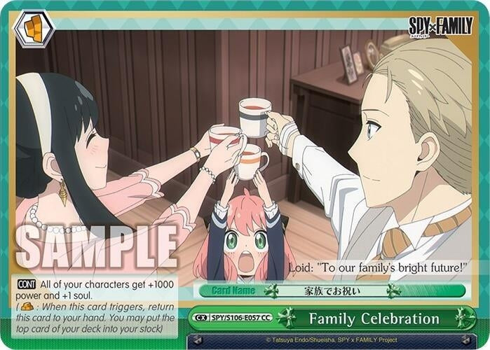 Family Celebration (106057) [SPY] - Weiss Schwarz Single