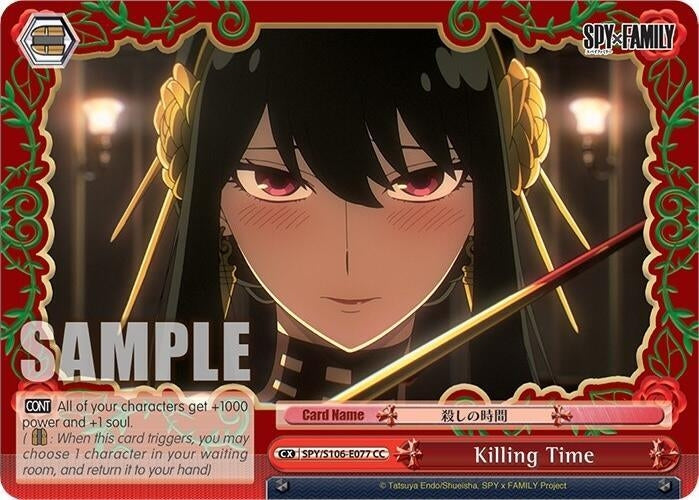 Killing Time (106077) [SPY] - Weiss Schwarz Single