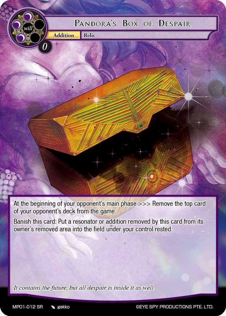 Pandora’s Box of Despair (1012) [MP01] - Force of Will Single