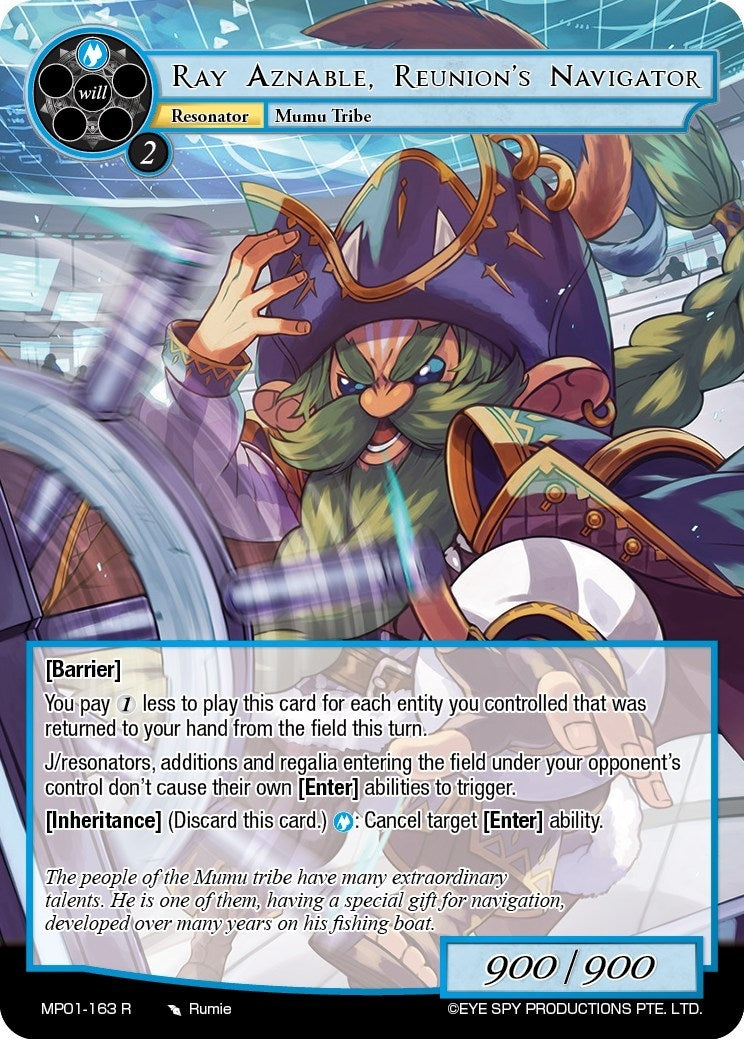 Ray Aznable Reunion’s Navigator (1163) [MP01] - Force of Will Single