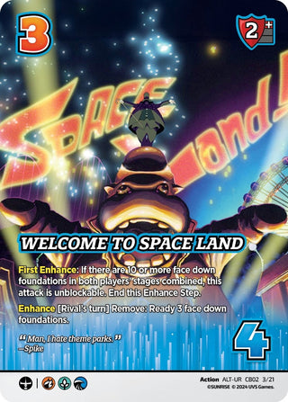 Welcome to Space Land (Alternate Art) (2321) [CBTS] - UniVersus Single