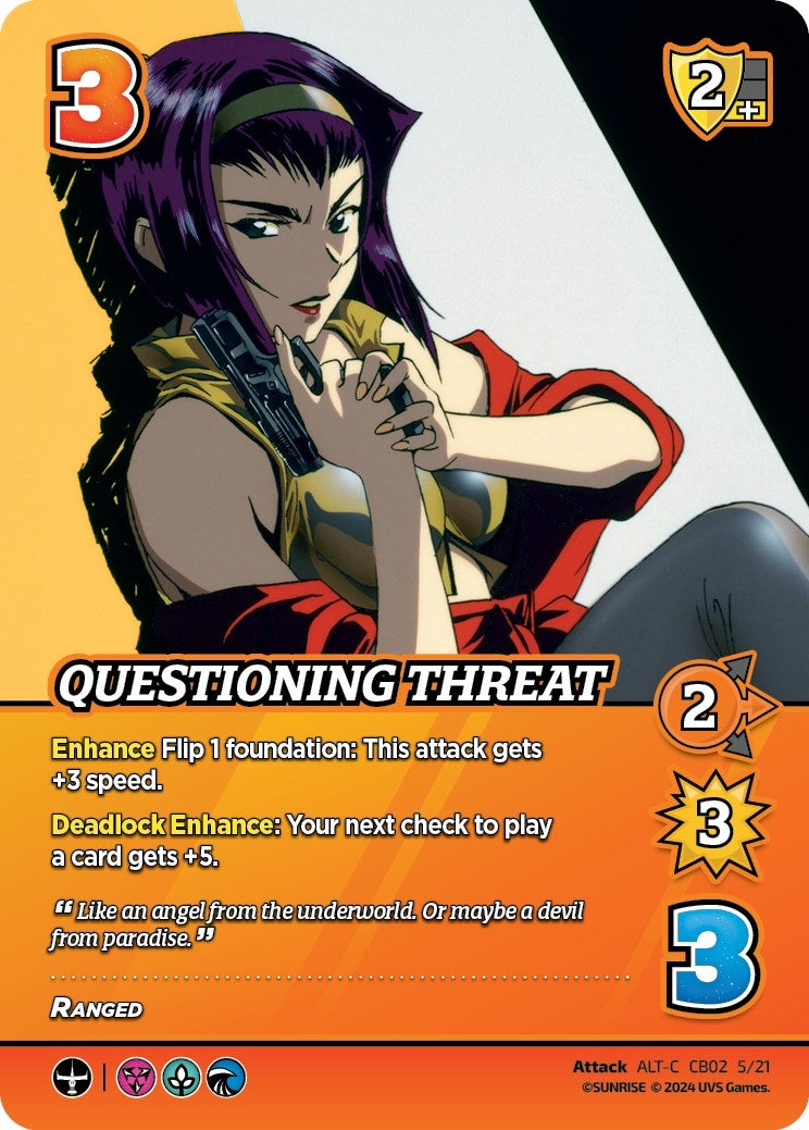 Questioning Threat (Alternate Art) (2521) [CBTS] - UniVersus Single