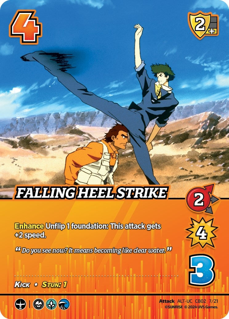 Falling Heel Strike (Alternate Art) (2721) [CBTS] - UniVersus Single