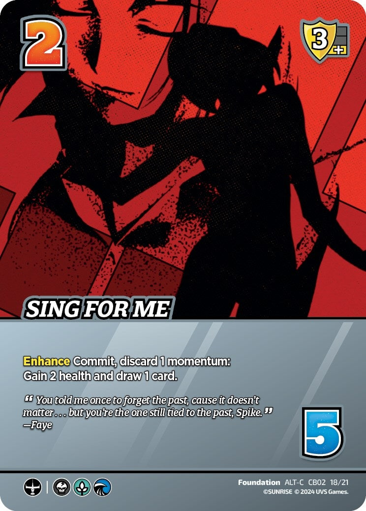 Sing For Me (Alternate Art) (21821) [CBTS] - UniVersus Single