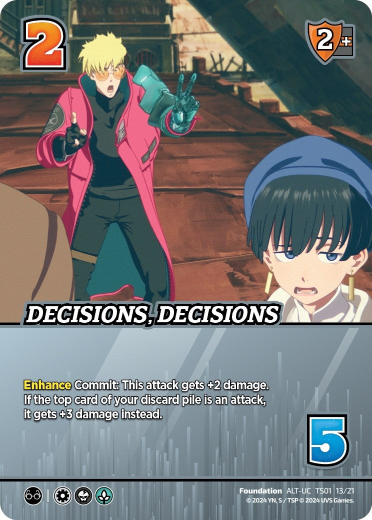 Decisions Decisions (Alternate Art) (11321) [CBTS] - UniVersus Single