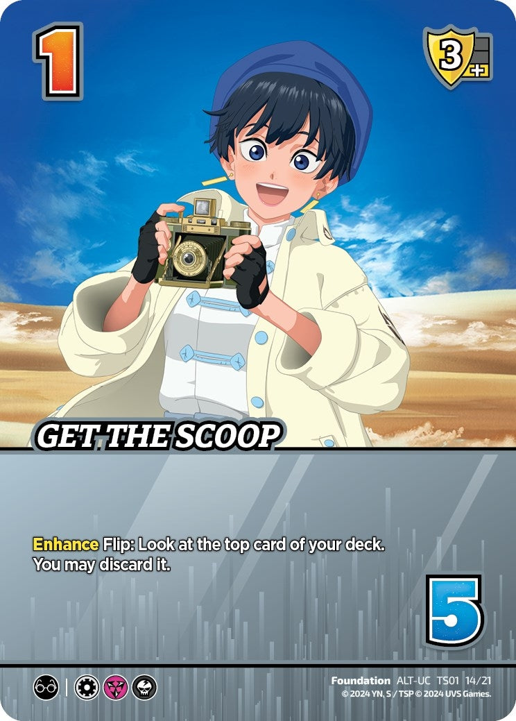 Get The Scoop (Alternate Art) (11421) [CBTS] - UniVersus Single