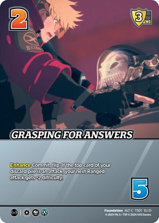 Grasping For Answers (Alternate Art) (11521) [CBTS] - UniVersus Single