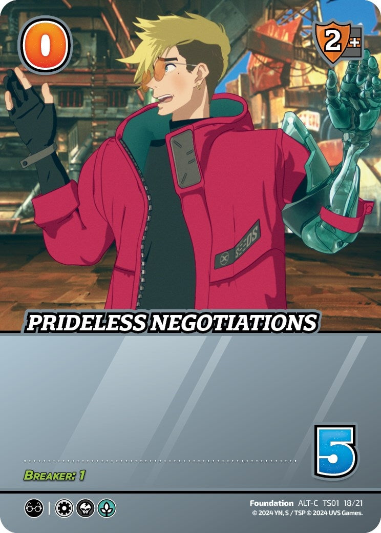 Prideless Negotiations (Alternate Art) (11821) [CBTS] - UniVersus Single