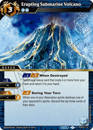 Erupting Submarine Volcano (4115) [BSS04] - Battle Spirits Saga Single