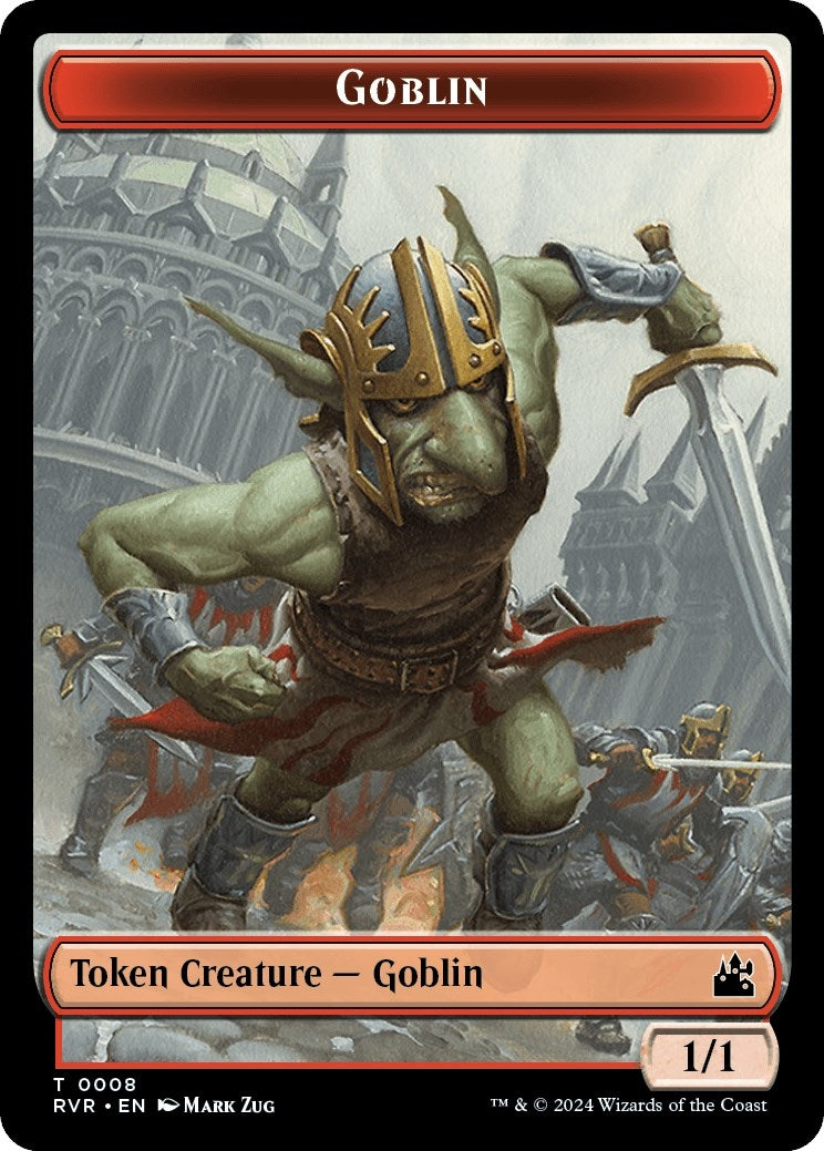 Goblin (0008) // Angel (0003) Double-Sided Token (0) [RVR] - MTG Single