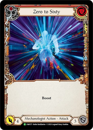 Image for Zero to Sixty - FAB177 (FAB177) - Flesh and Blood TCG