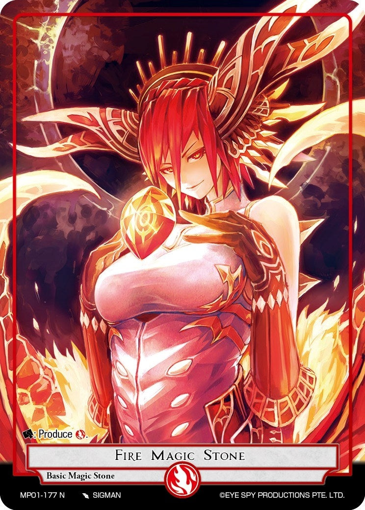 Fire Magic Stone (1177) [MP01] - Force of Will Single