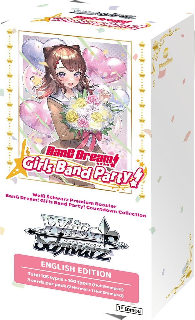 BanG Dream! Girls Band Party! Countdown Collection Premium Booster Box [BD/WE42] - Weiss Schwarz Sealed